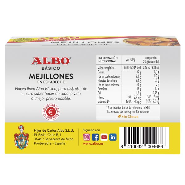 Mejillones Albo Básico