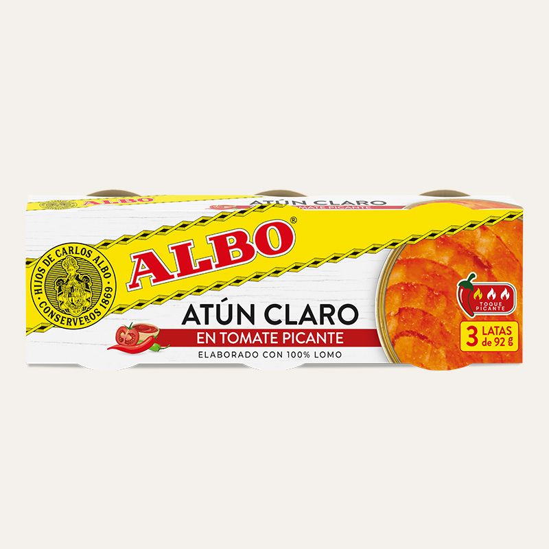 Atún Claro en Salsa de Tomate Picante