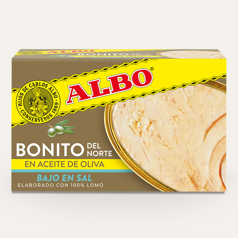 Bonito del Norte Bajo en Sal en Aceite de Oliva