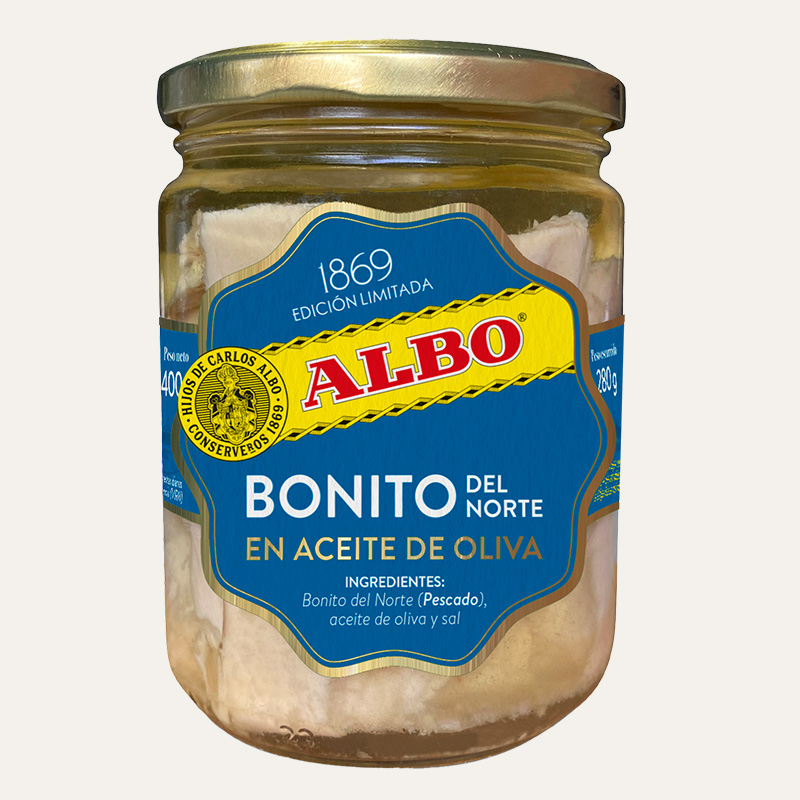 Tarro de Bonito del Norte en Aceite de Oliva