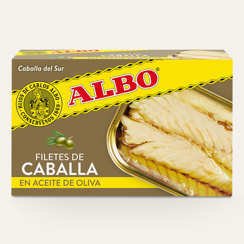 Filetes de caballa en aceite de oliva