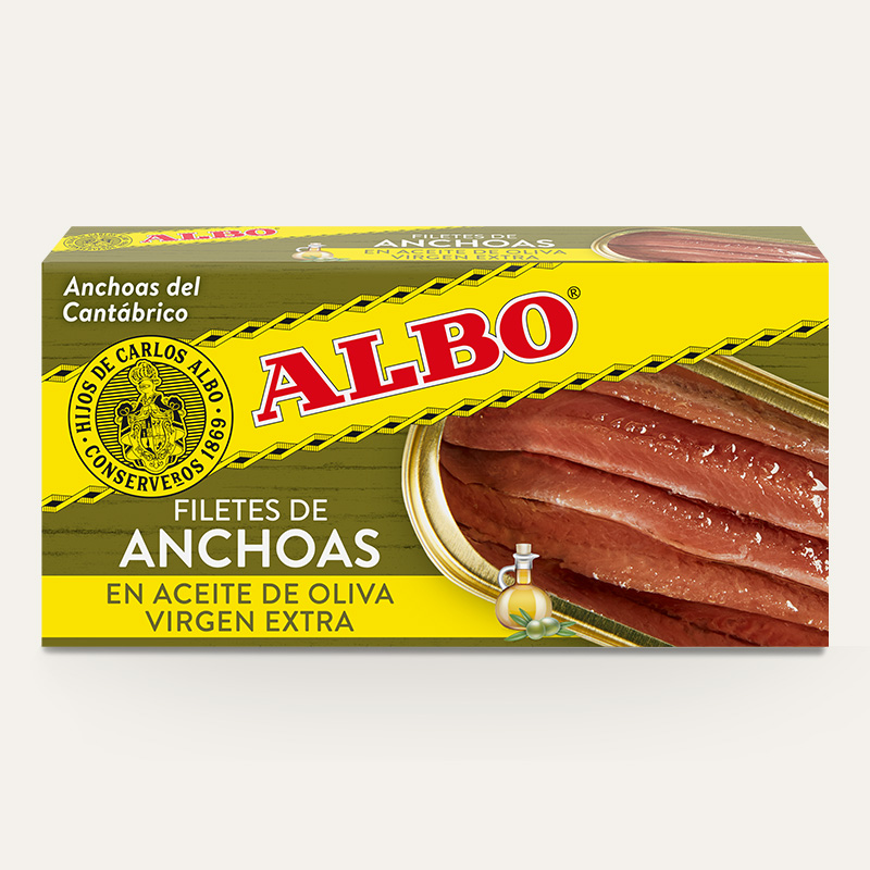 Filetes de anchoas en aceite de oliva virgen extra