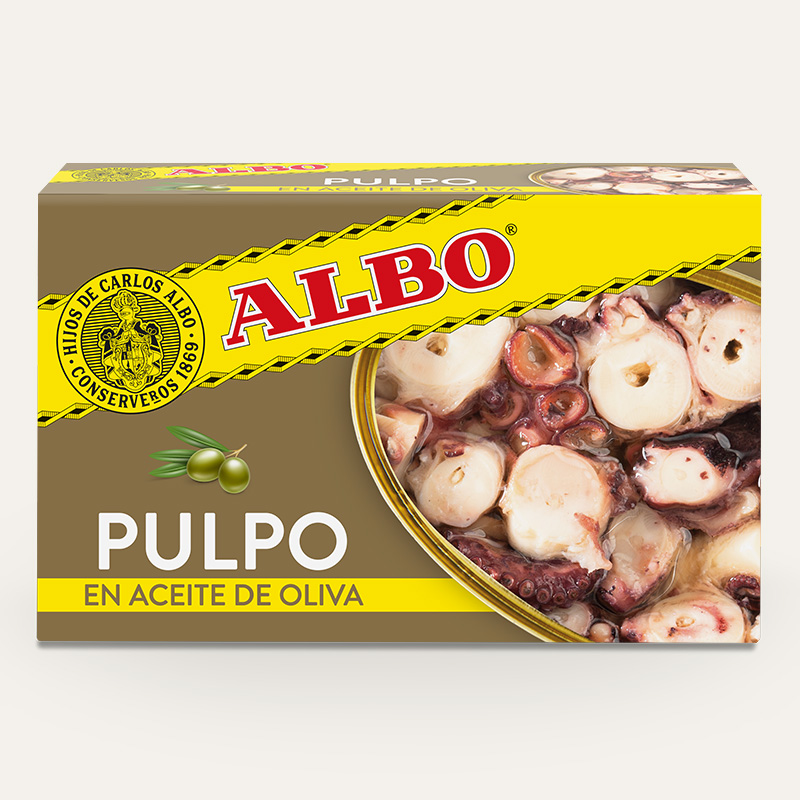 Pulpo en aceite de oliva