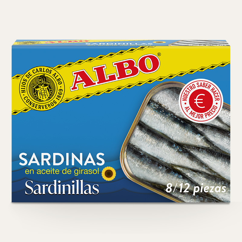 Sardinillas en aceite de girasol